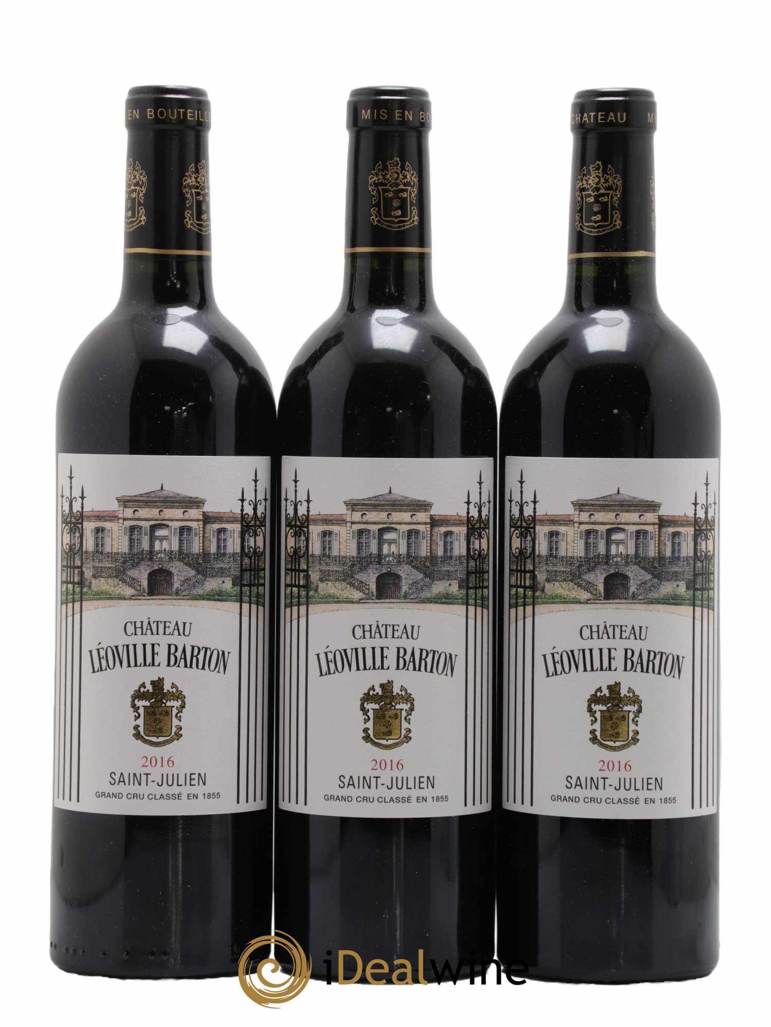 Château Léoville Barton 2ème Grand Cru Classé  2016 - Lot de 12 Bouteilles