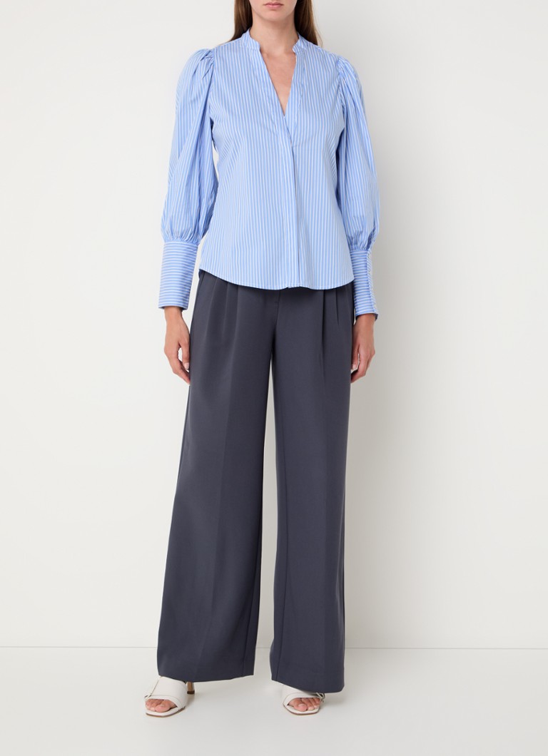 Camicetta Addie di Co'Couture con righe e arricciature