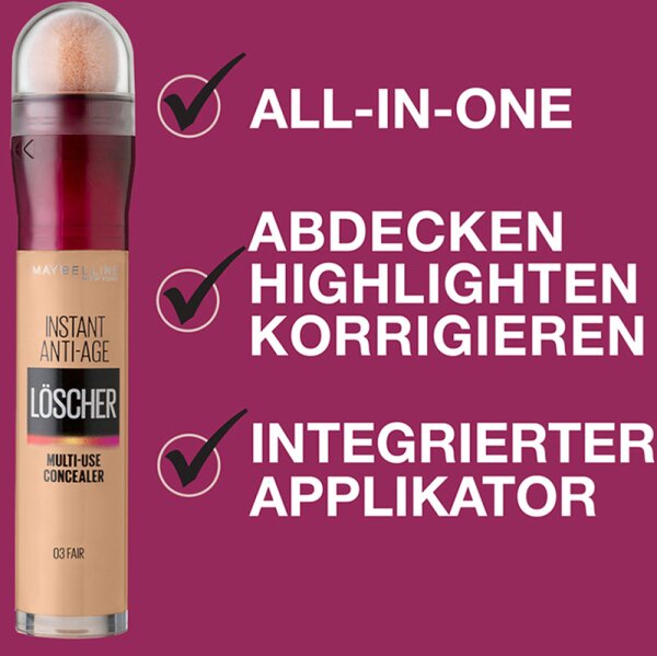 Maybelline Instant Anti-Age Löscher Augenringe & Fältchen Concealer