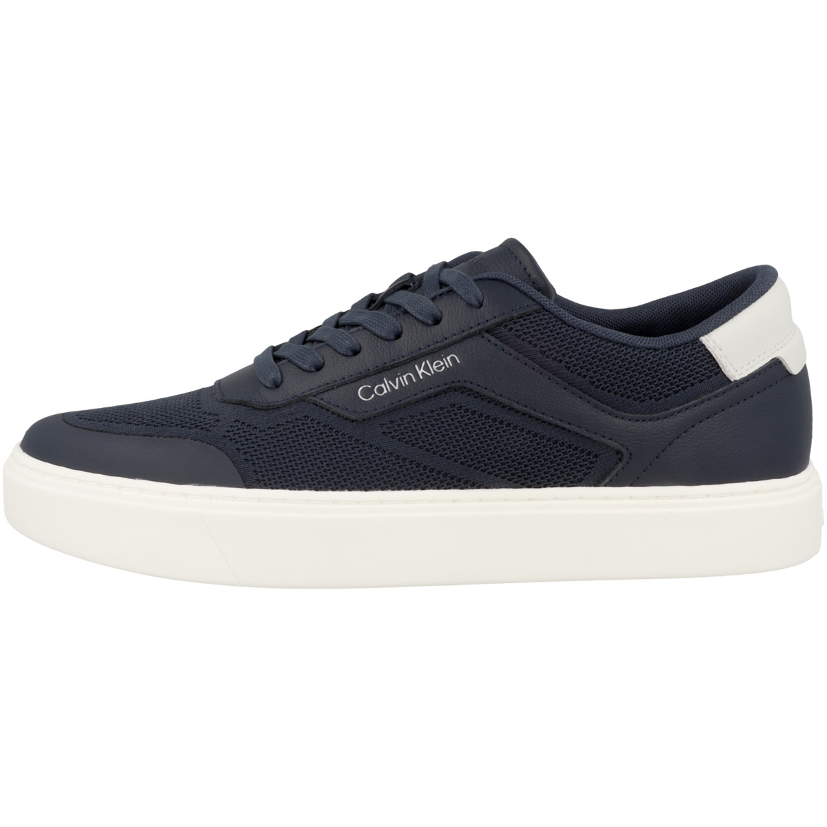 Calvin Klein Low Top Lace Up Knit Sneaker low dunkelblau