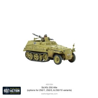 Sd.Kfz 250 (Alte) Half-Track (Options to make 250/1, 250/3 or 250/10 Variants)