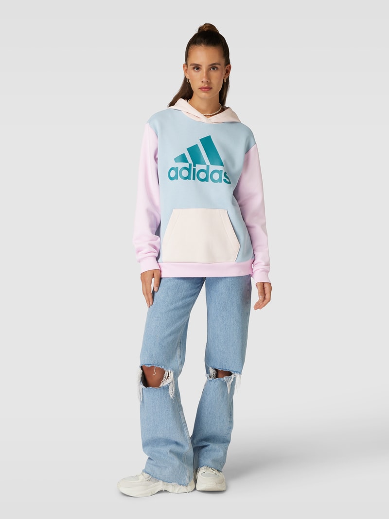 Hoodie mit Label-Stitching Modell 'CRO' in pastellgelb