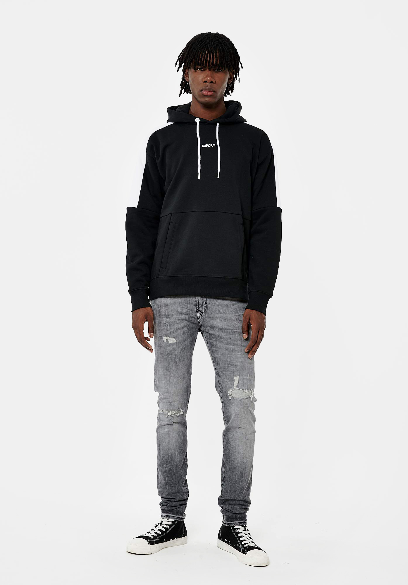 SLIT   Sweat noir Homme