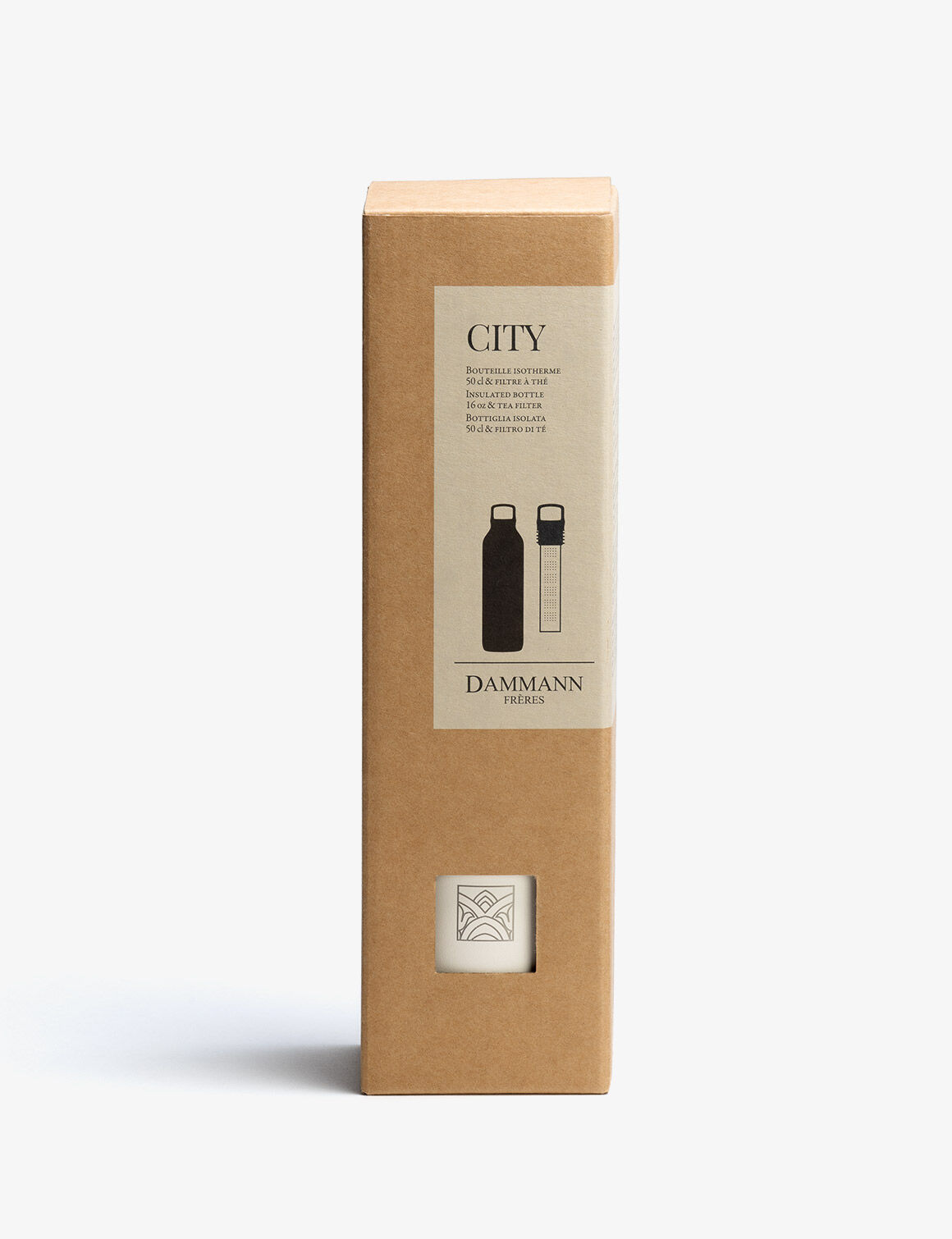City bouteille isotherme  Ivoire