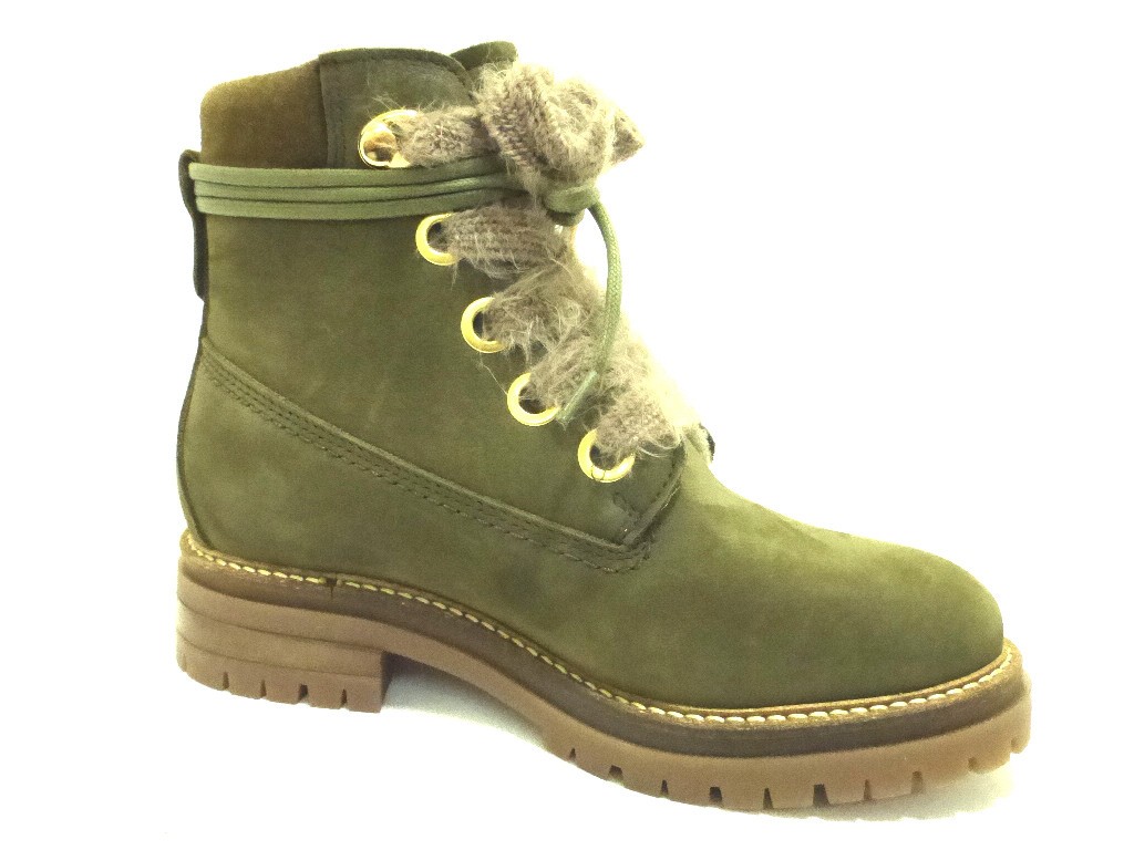 TAMARIS Schnür-Stiefeletten grün