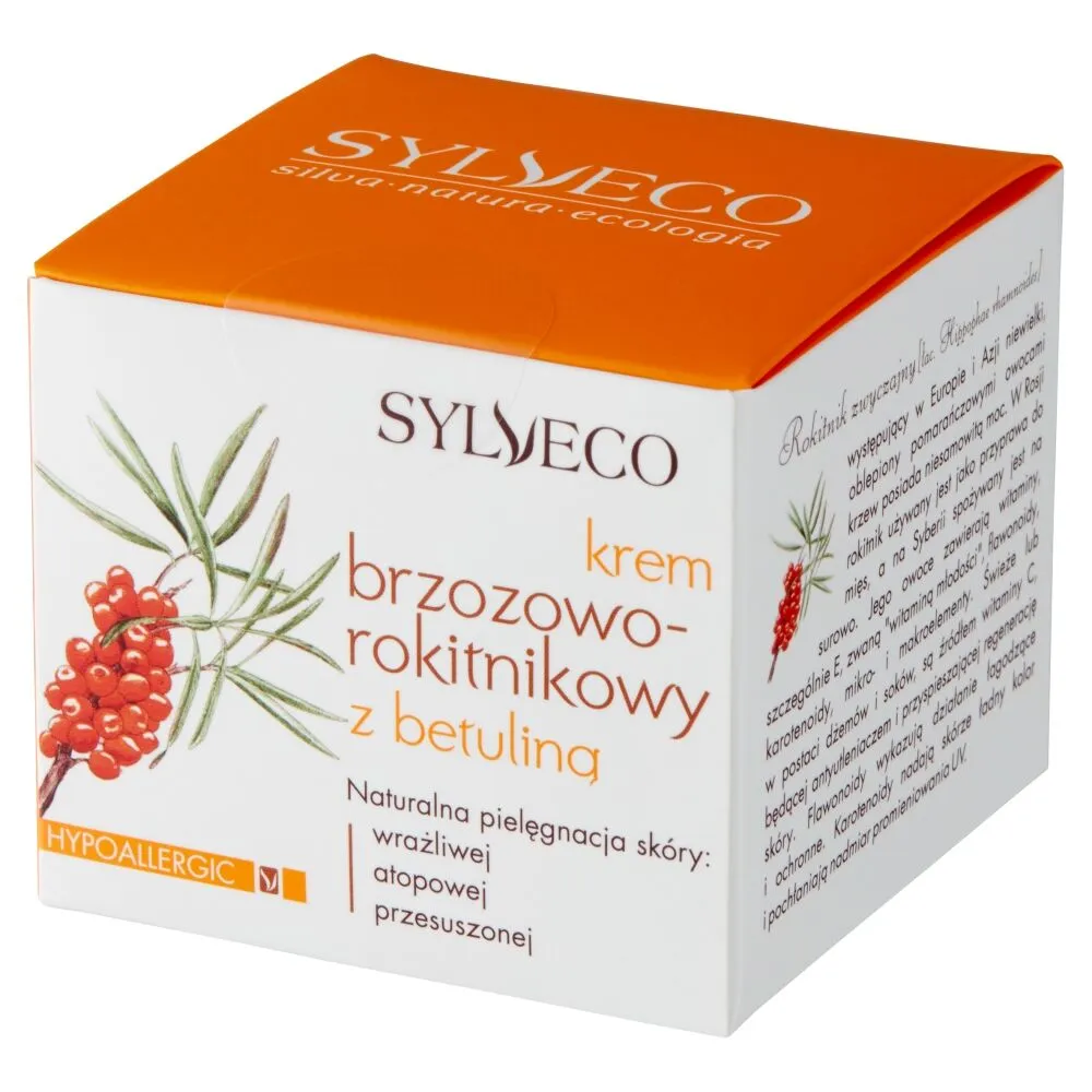 Sylveco Birk- og Havtorncreme med Betulin