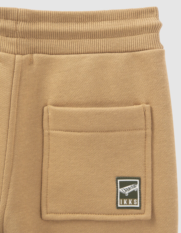 Jogging camel avec détails reliefés garçon