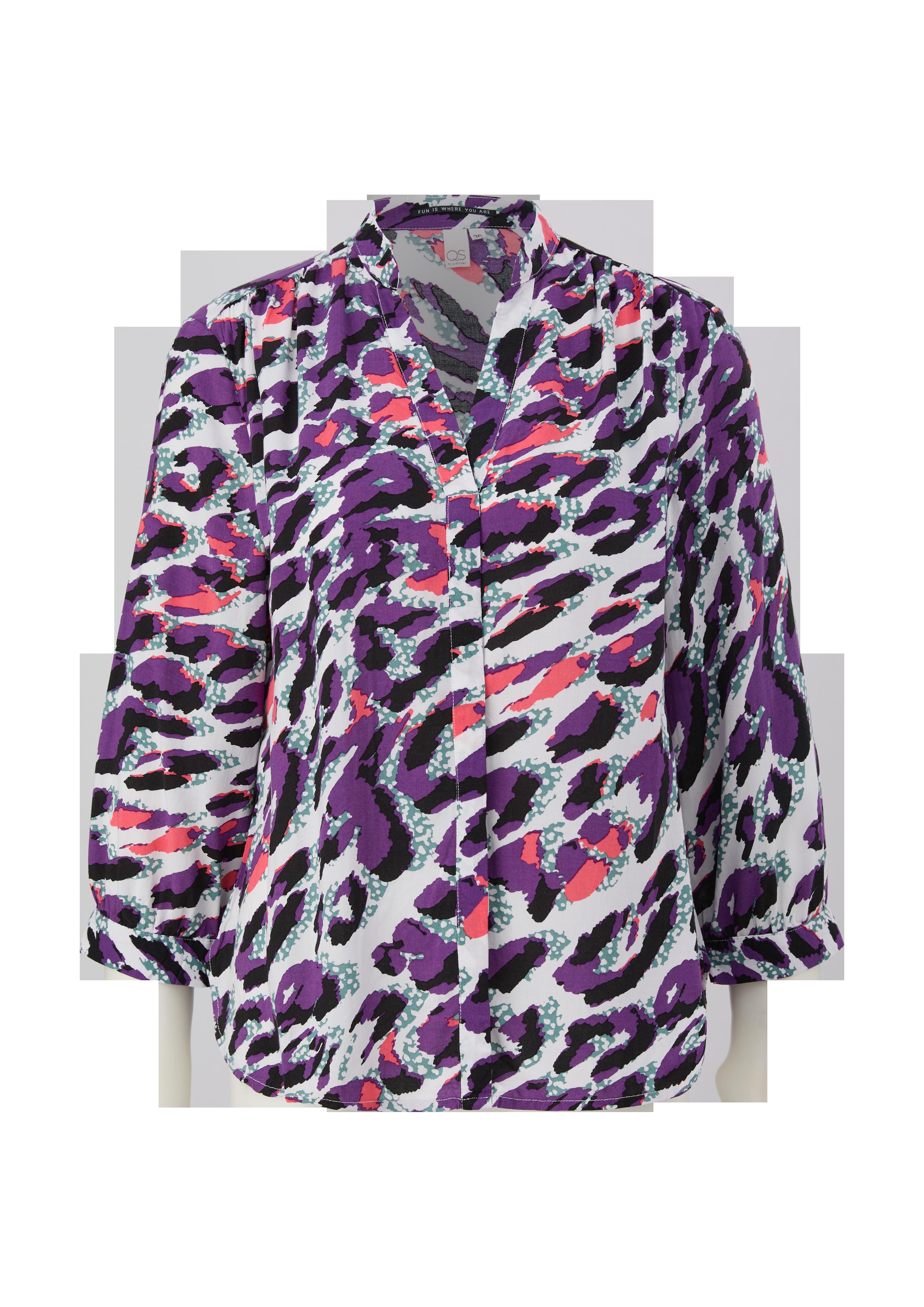 Viskosebluse mit Tunika-Ausschnitt  2134348-02A4