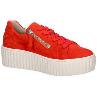 Gabor Plateau Sneaker in orange