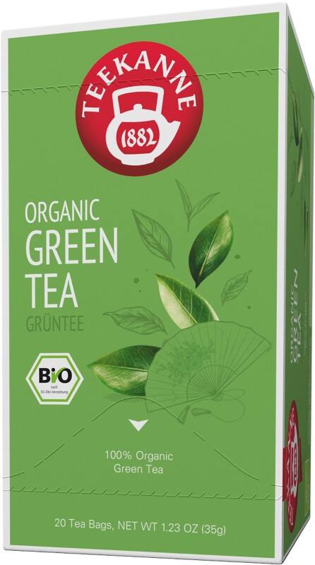 TEEKANNE Bio Grüner Tee Packung mit 20 Stück