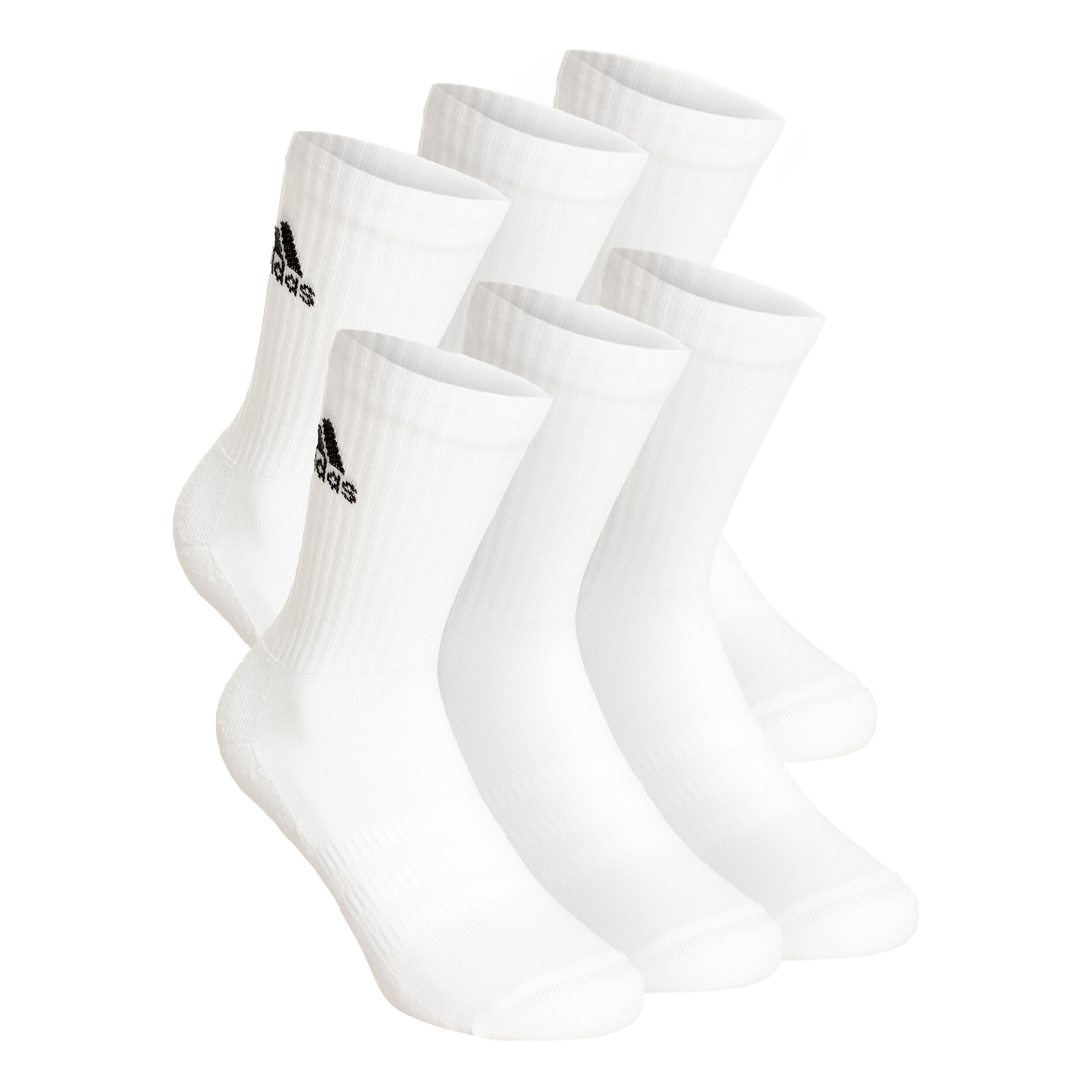 Crew Sportswear Ankle Sportsocken 6er Pack - Weiß, Schwarz