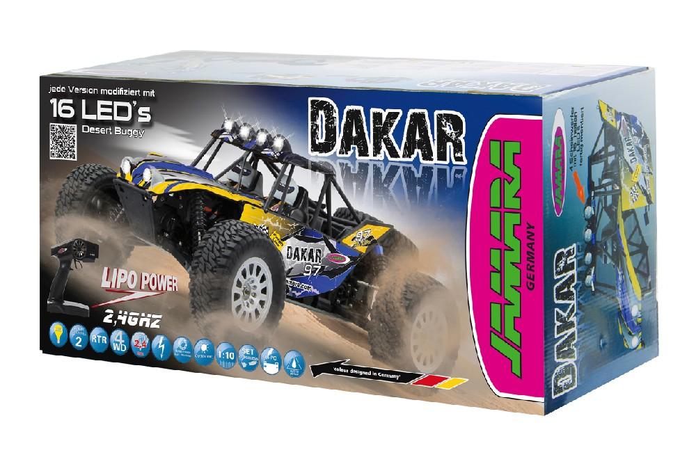 Jamara e.K. JAMARA Dakar Desertbuggy 4WD 1:10 NiMh 2,4GHz mit LED