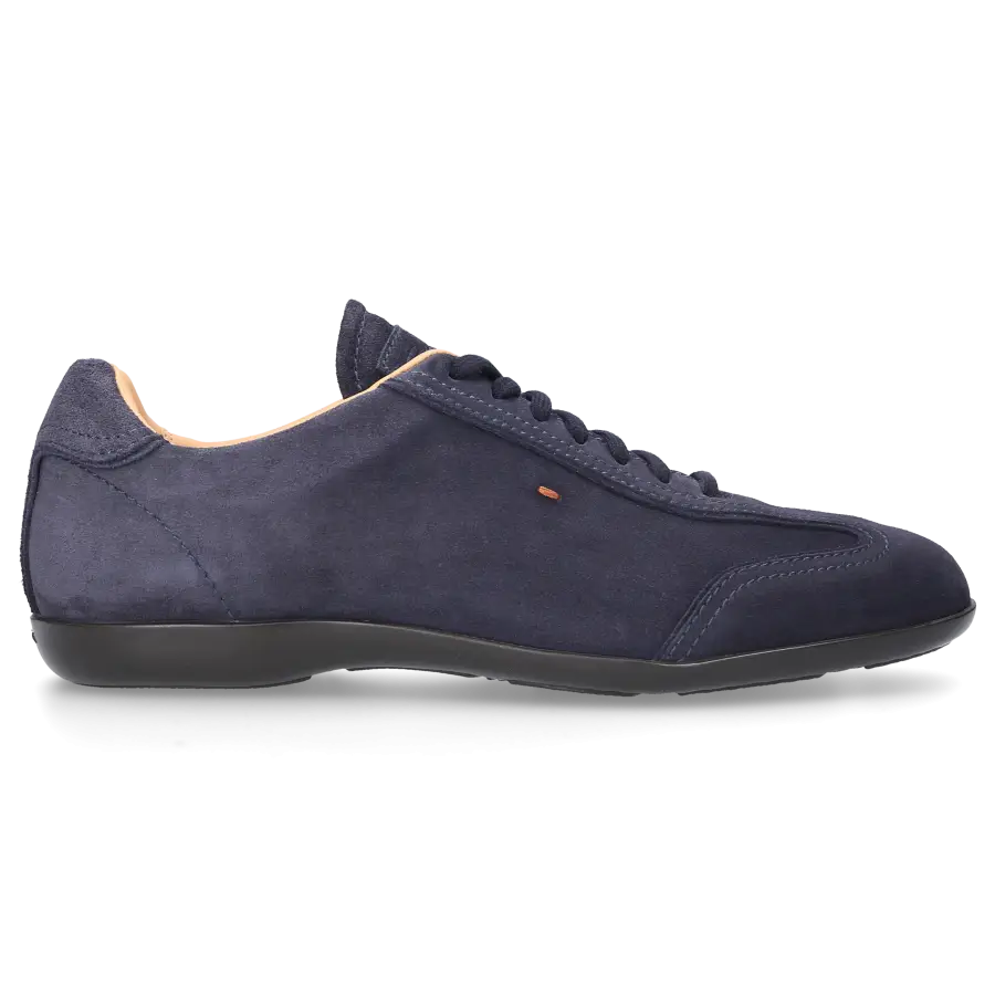 Santoni - Sneaker low AMG W Wildleder - blau