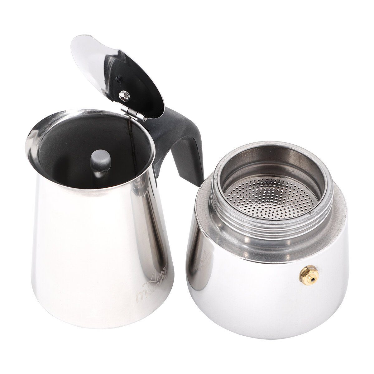 ANY MORNING Espressokocher Any Morning Espressokocher für alle Herdarten für 6 Tassen 300 ml