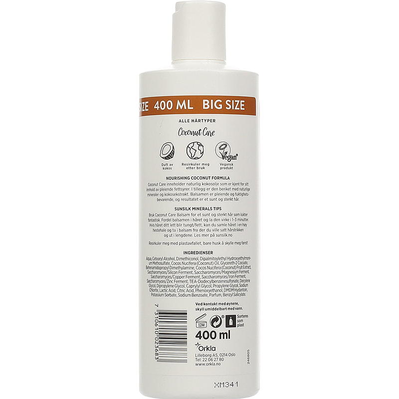Sunsilk Balsam 400 ml Coconut care Sunsilk