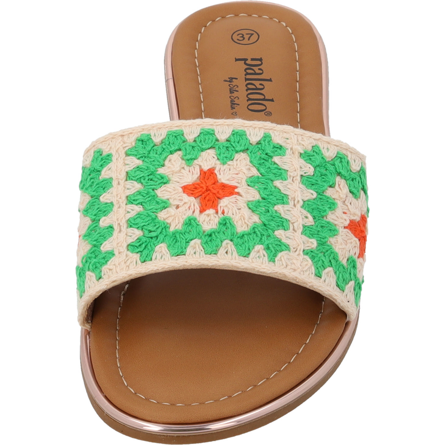 Palado Xami by Sila Sahin, Pantoletten, Damen, Grün