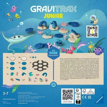 GraviTrax Junior Extension Ocean - Kugelbahn-Erweiterung für Kinder ab 3 Jahren
