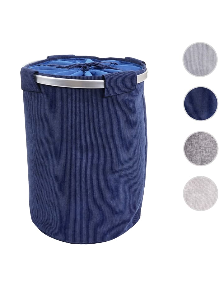 MCW Wäschesammler C34, Cord blau günstig kaufen onesize