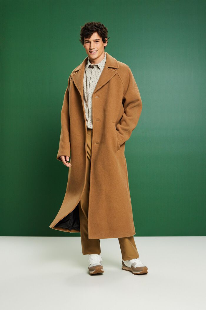 Schmal geschnittenes Twill-Hemd mit Muster