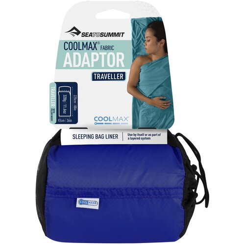 SCHLAFSACK COOLMAX ADAPTOR TRAVELLER AQUA