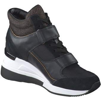 Michael Kors Gentry High Top Sneaker in schwarz