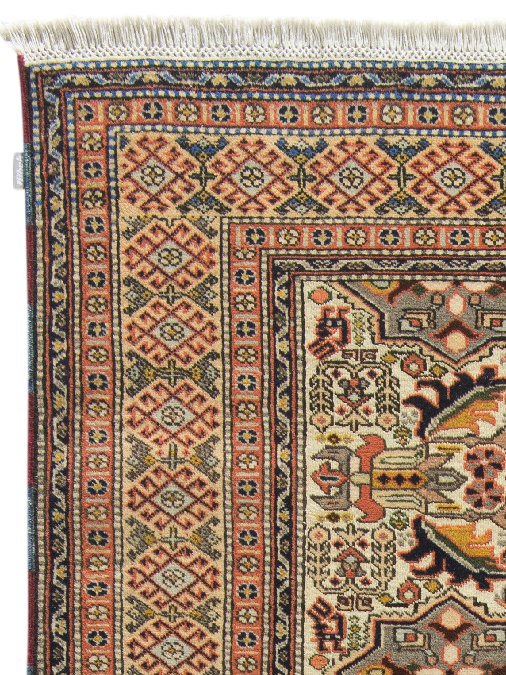 Ardebil mit Seide ca. 165 x 258 cm, Unikat / Einzelstück