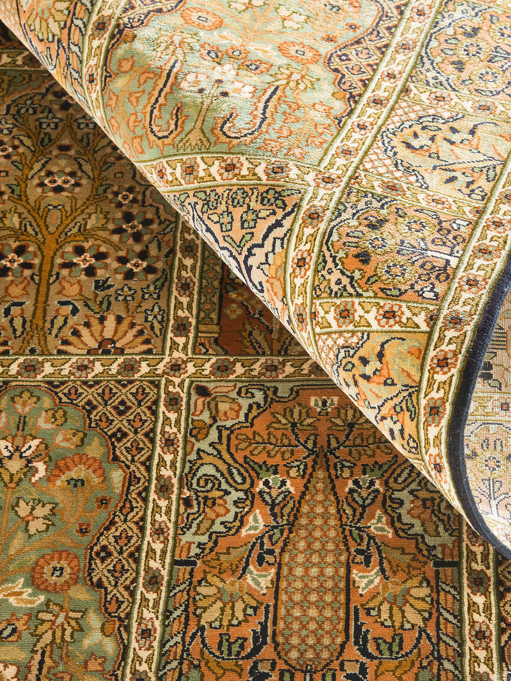 Kaschmir Seide 18/18 ca. 133 x 183 cm, Unikat / Einzelstück