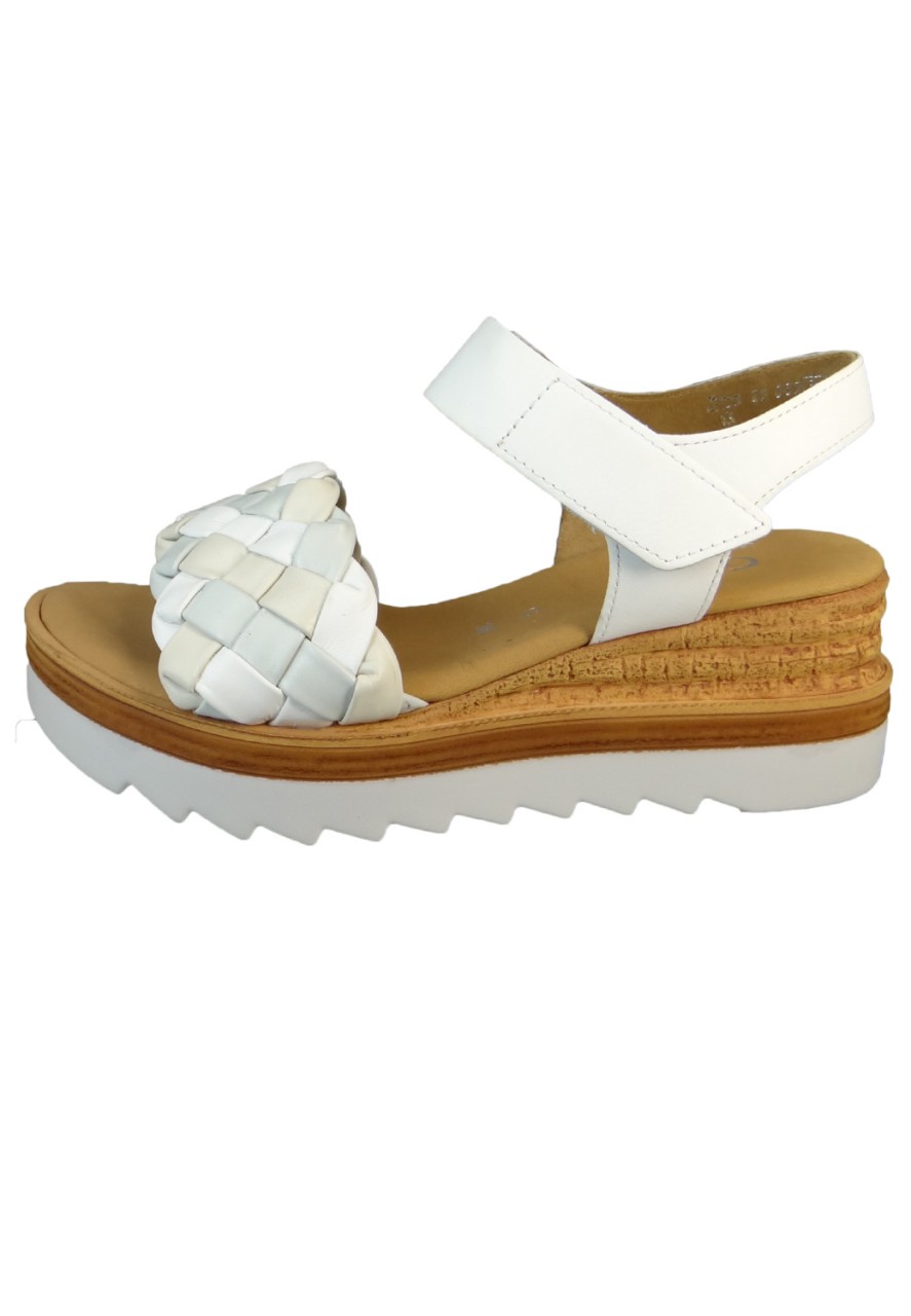 GABOR Klassische Sandalen weiss Comfort 22