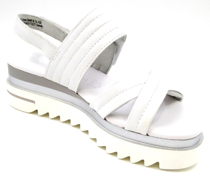 MARCO TOZZI Klassische Sandalen weiss