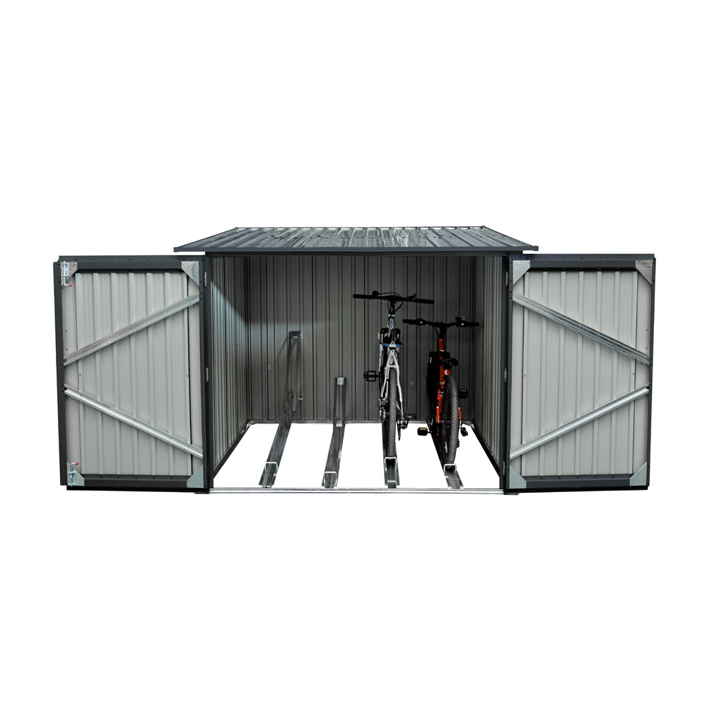HC Garten & Freizeit Fahrradgarage-/Fahrradhaus-/Fahrradbox, ca. 203x157x198cm