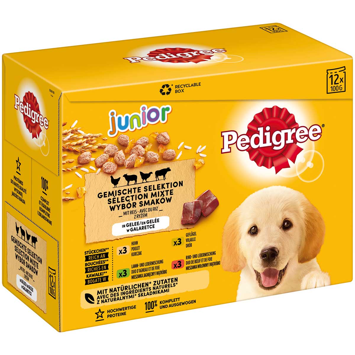PEDIGREE Pouch Junior Gem. Selektion Multipack bei ZooRoyal