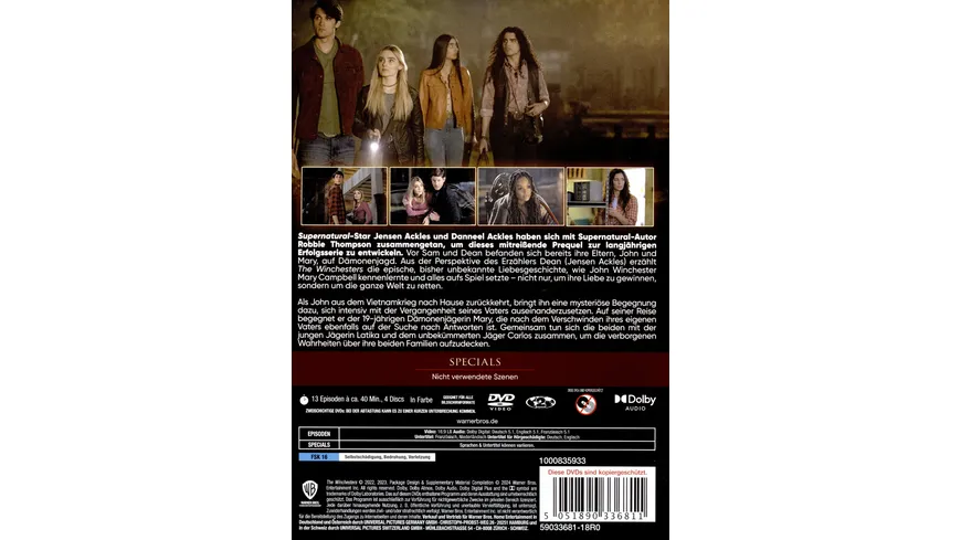 The Winchesters - Staffel 1  [4 DVDs]
