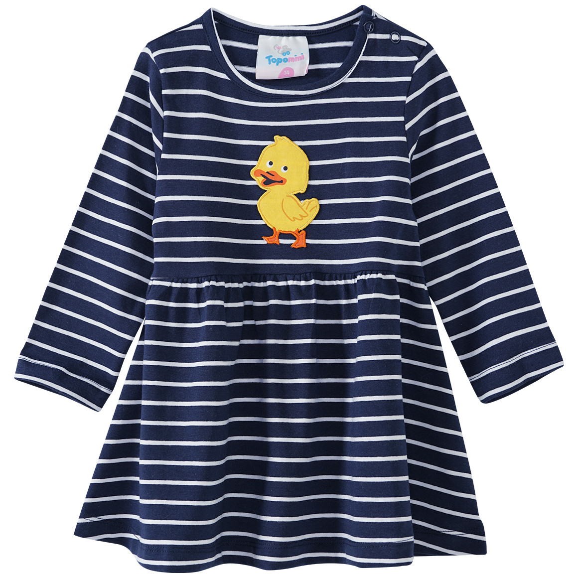 Baby Kleid mit Entchen-Applikation