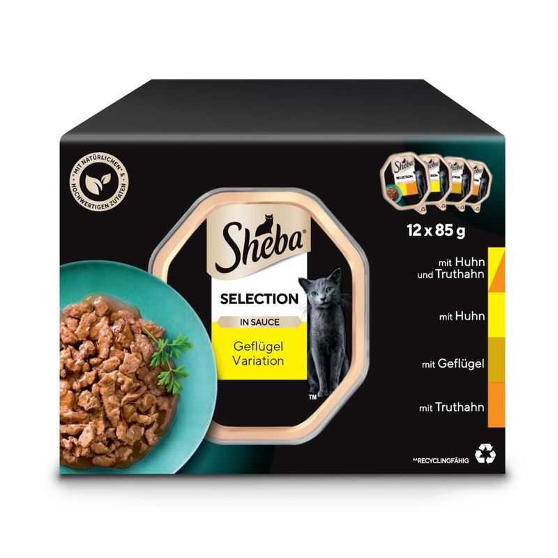 Multipack Sheba Varietäten Schälchen 32 x 85 g