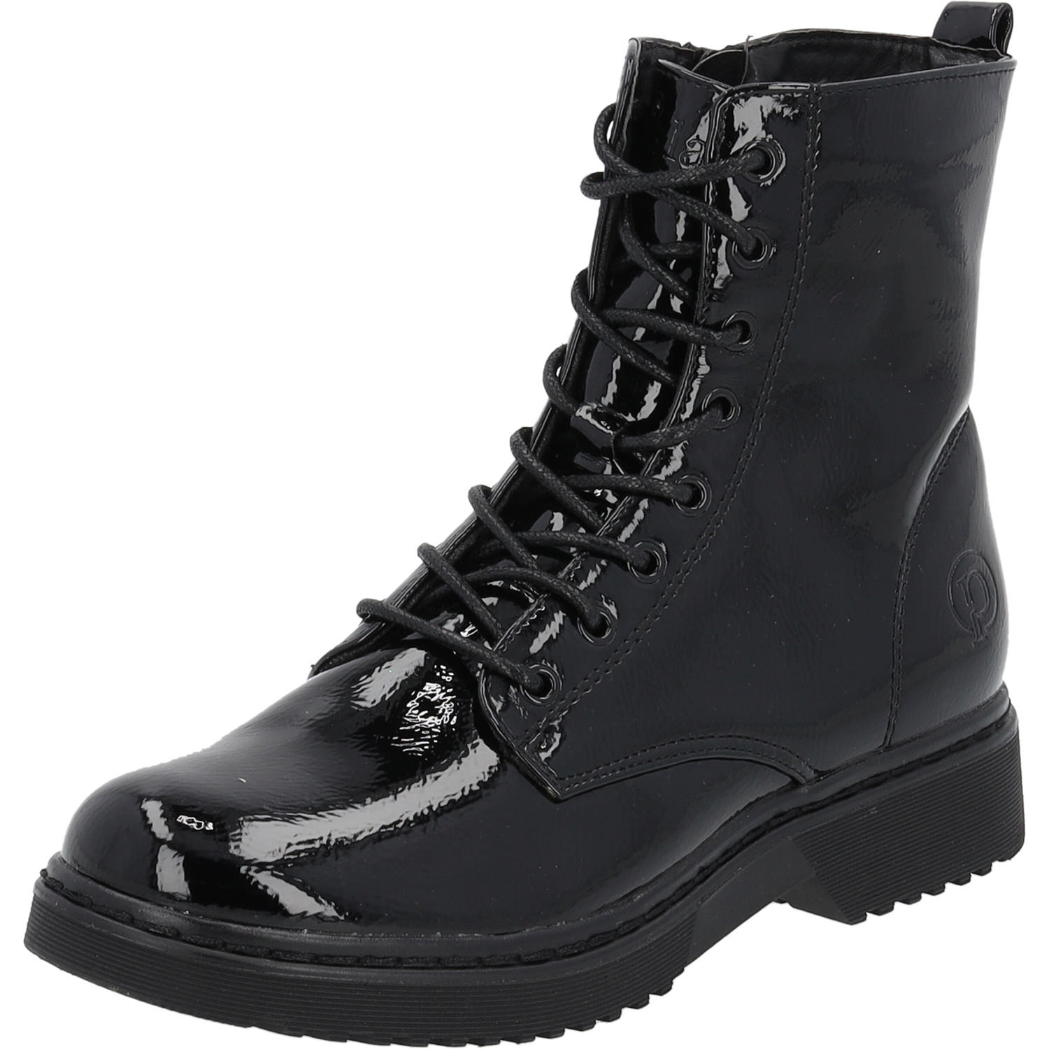 Palado Djerba, Schnürstiefel, Damen, Schwarz Glanz