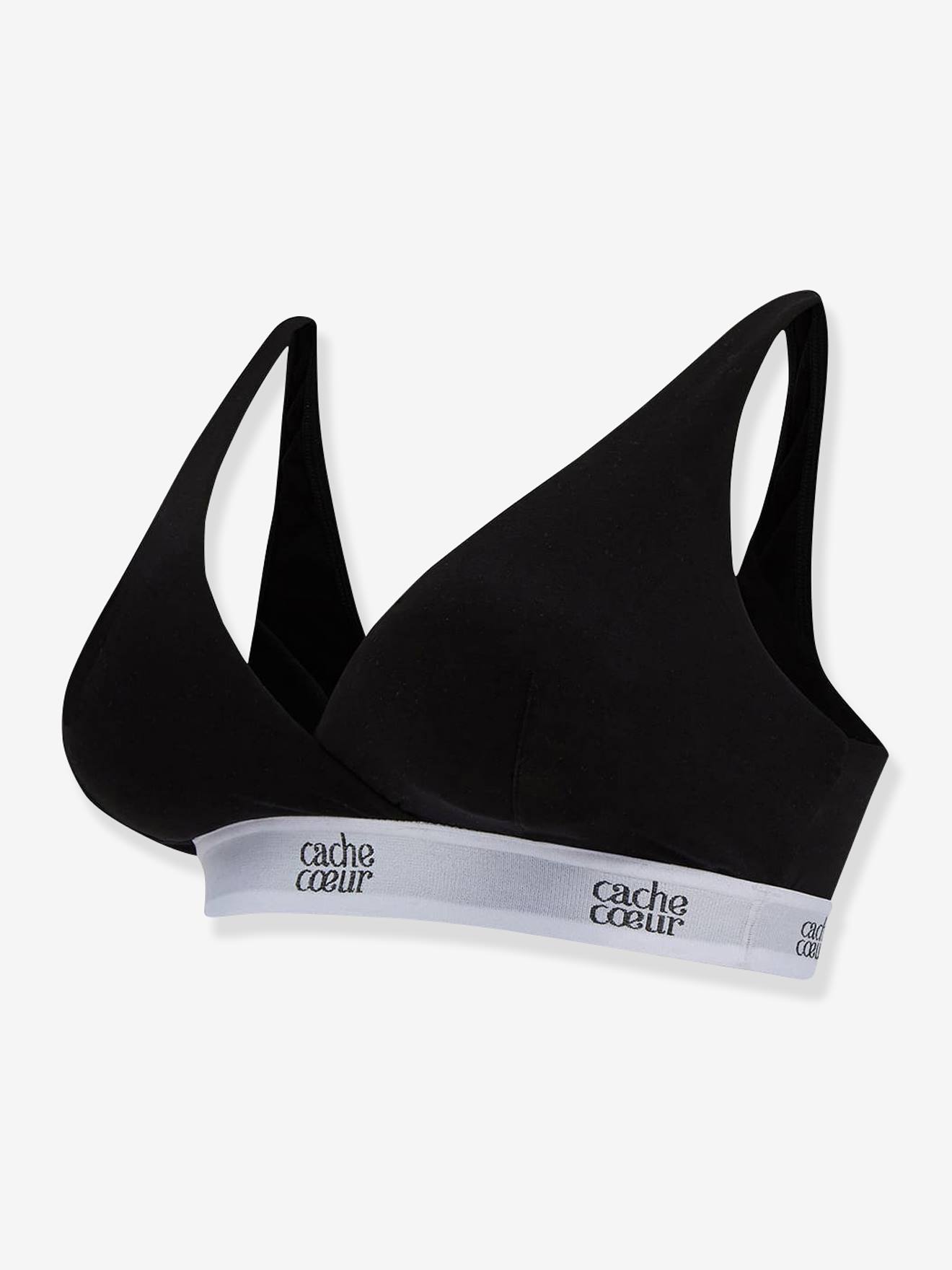 Brassière de maternité et d'allaitement Life CACHE COEUR noir