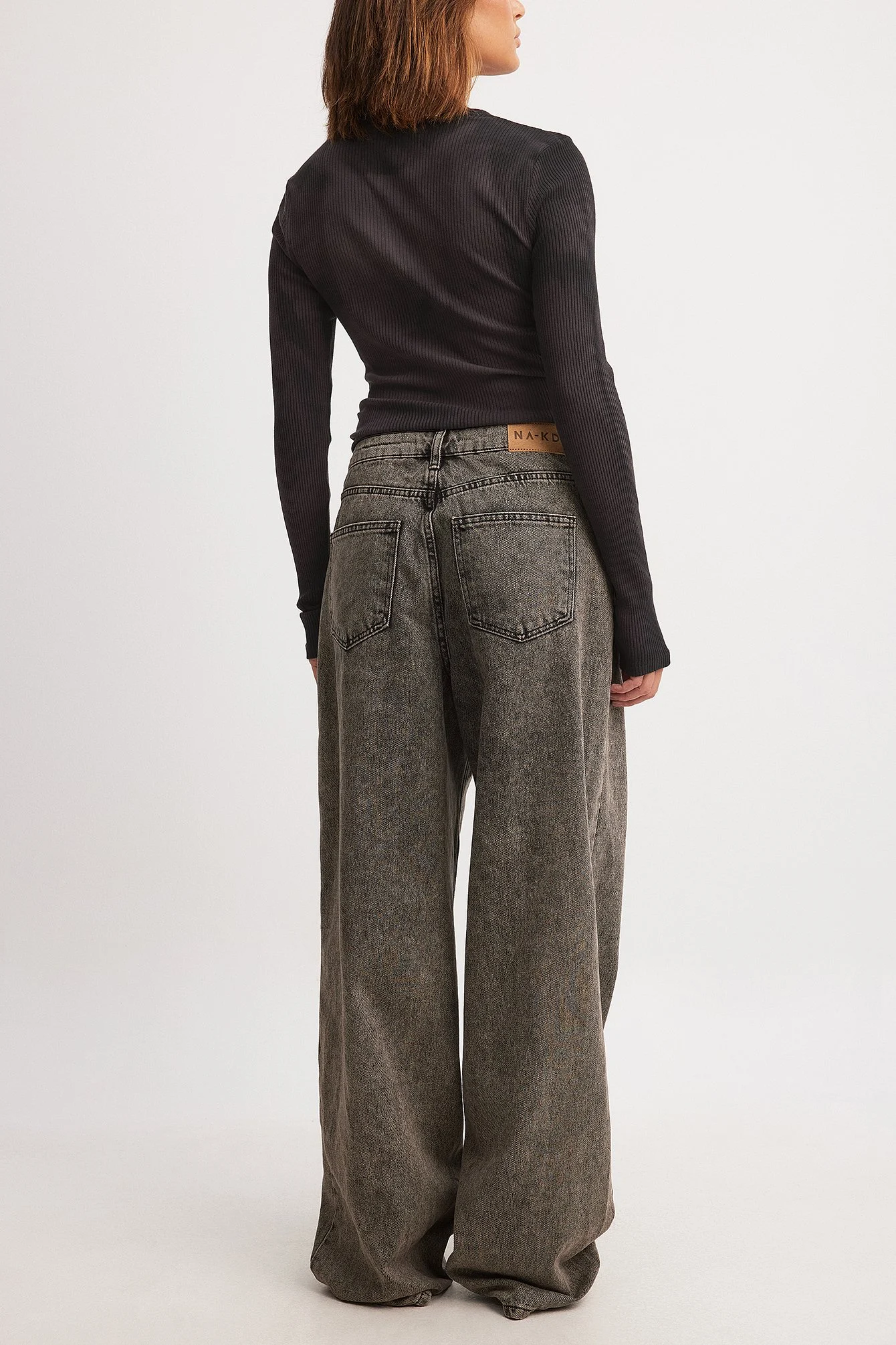Lockere Jeans mit mittlerer Taille