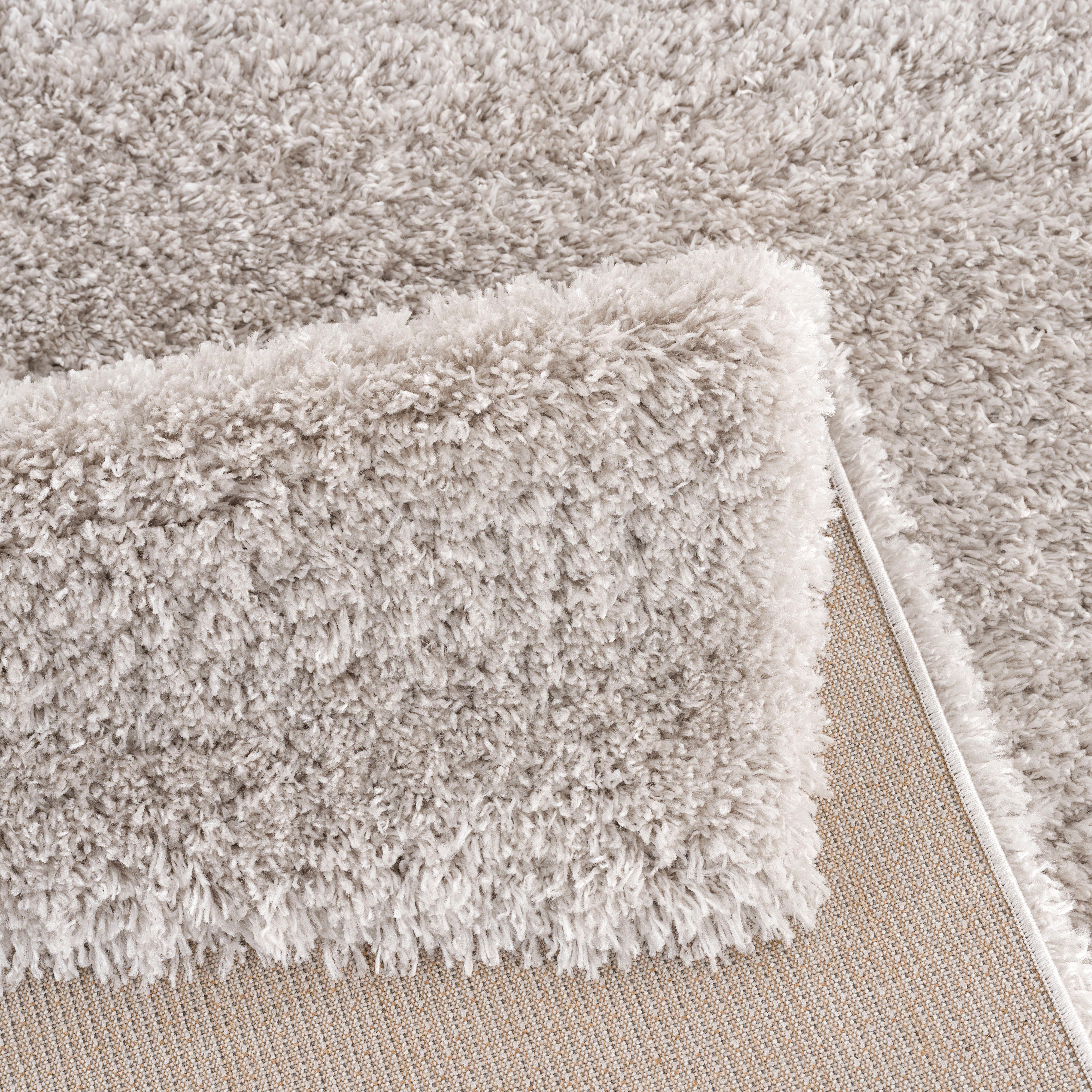 Hochflor-Teppich Porto, Sanat, rechteckig, Höhe: 45 mm, Wohnzimmer, Langflor, Shaggy Teppich