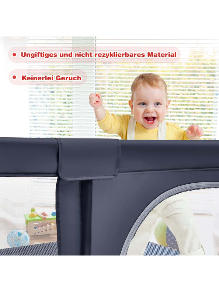 COSTWAY Laufgitter 120 x 190cm in Anthrazit günstig kaufen onesize
