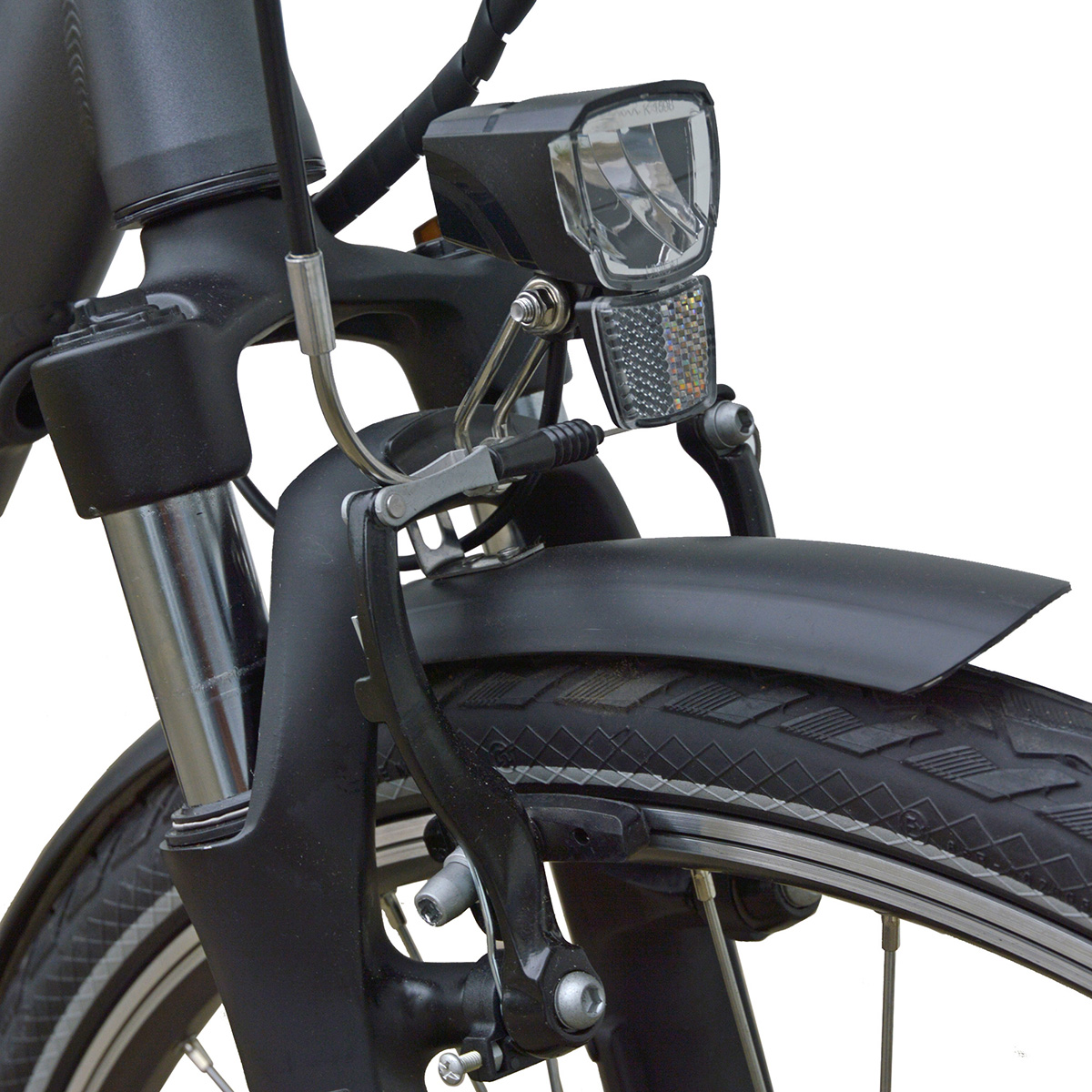 Villette le Bonheur, City E-bike, Damen, 28 Zoll, 7 Gang, grau