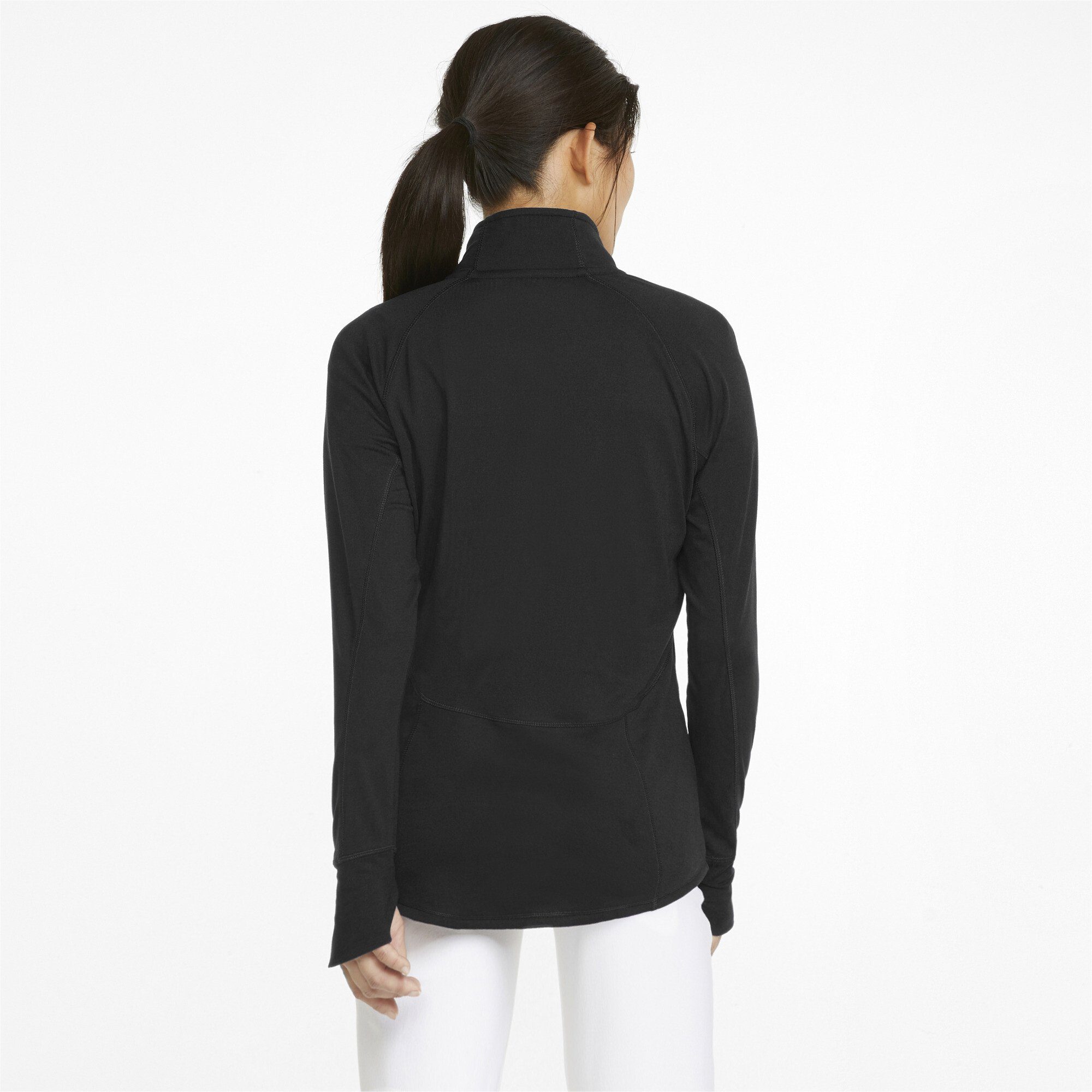 PUMA Sweatjacke Gamer Golf Pullover mit viertellangem Reißverschluss Damen