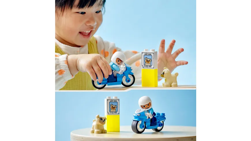 LEGO DUPLO 10967 Polizeimotorrad