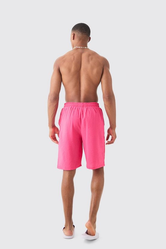 Man Badehose in Knitteroptik