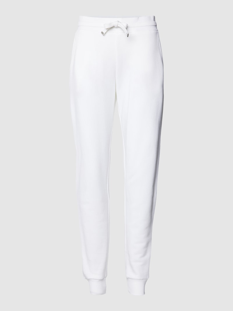 Sweatpants mit Eingrifftaschen in weiss