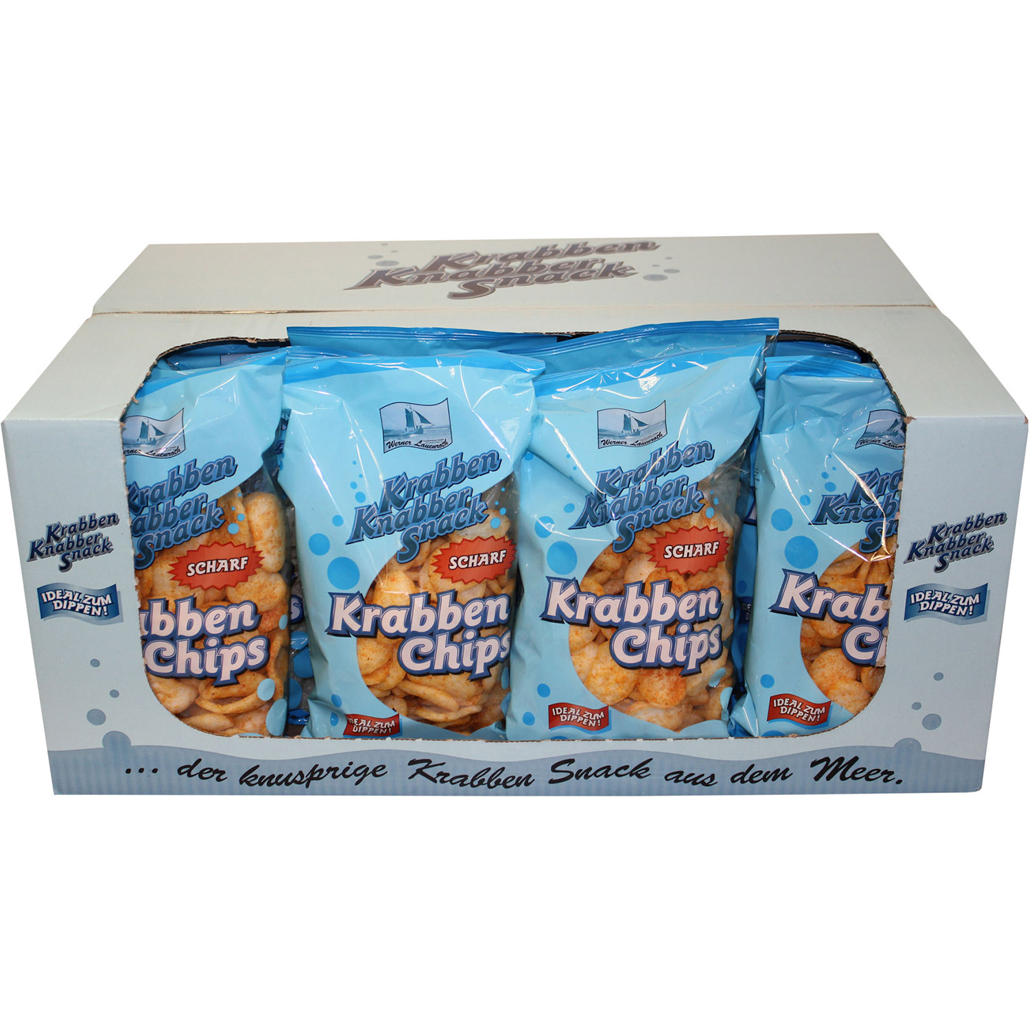 Werner Lauenroth Krabben Chips scharf 100g