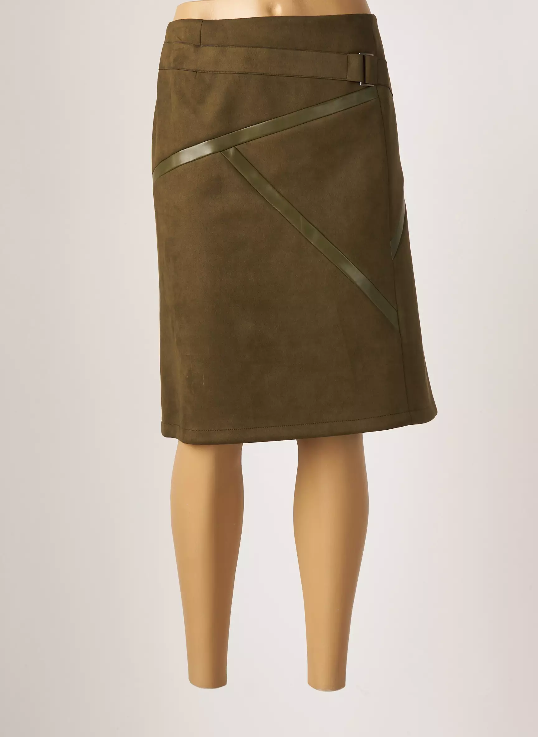 Christine Laure Jupes Mi Longues Femme couleur vert