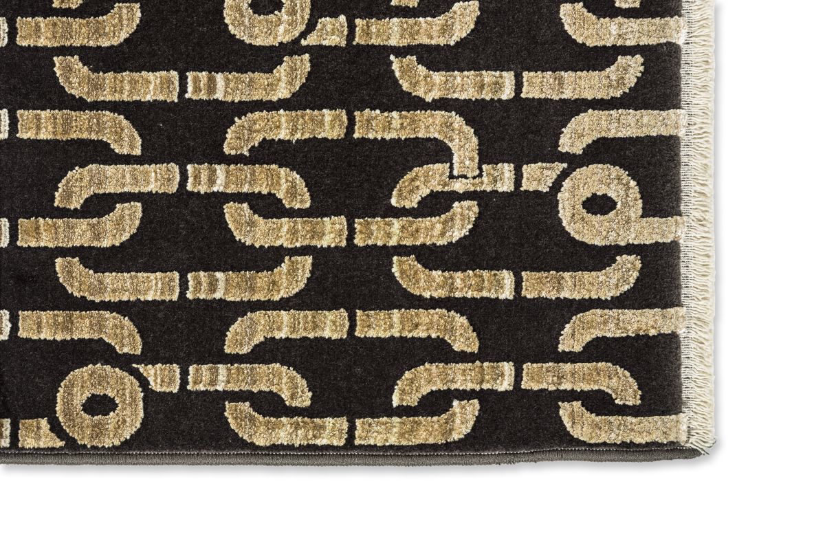 Joop! Webteppich Chains Gold 170 x 240 cm