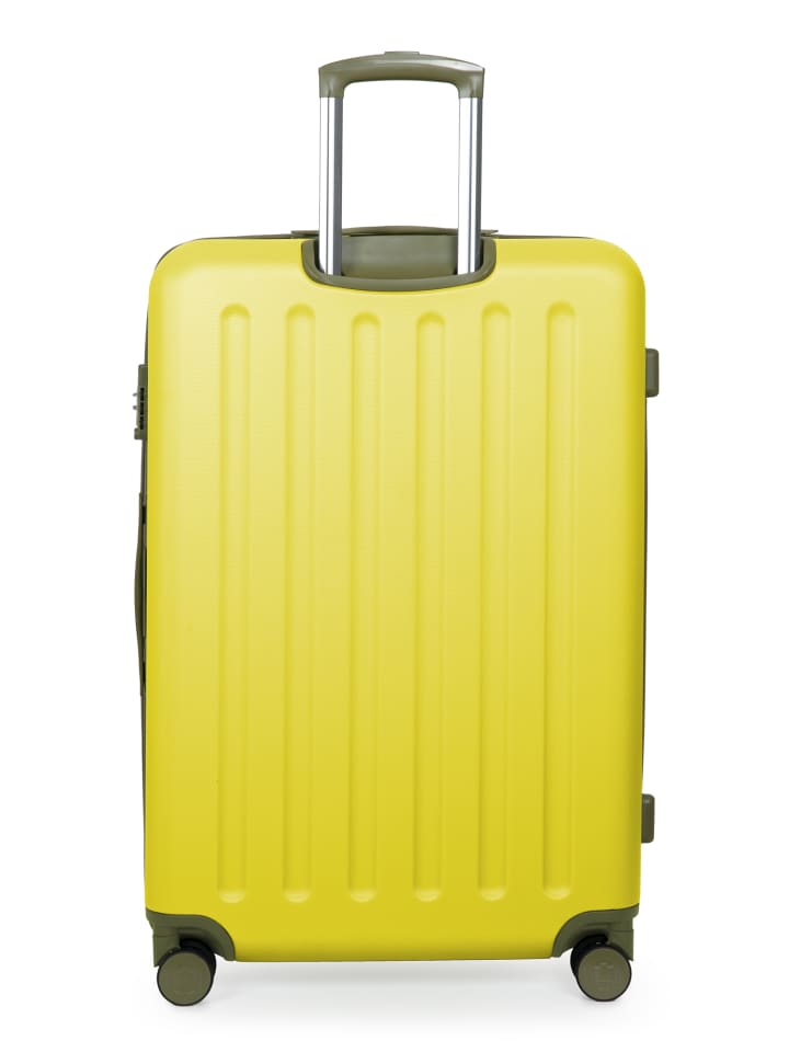 Hauptstadtkoffer Spree - Großer Koffer erweiterbar XL Trolley Aufgabegepäck, TSA, in Lemon günstig kaufen L