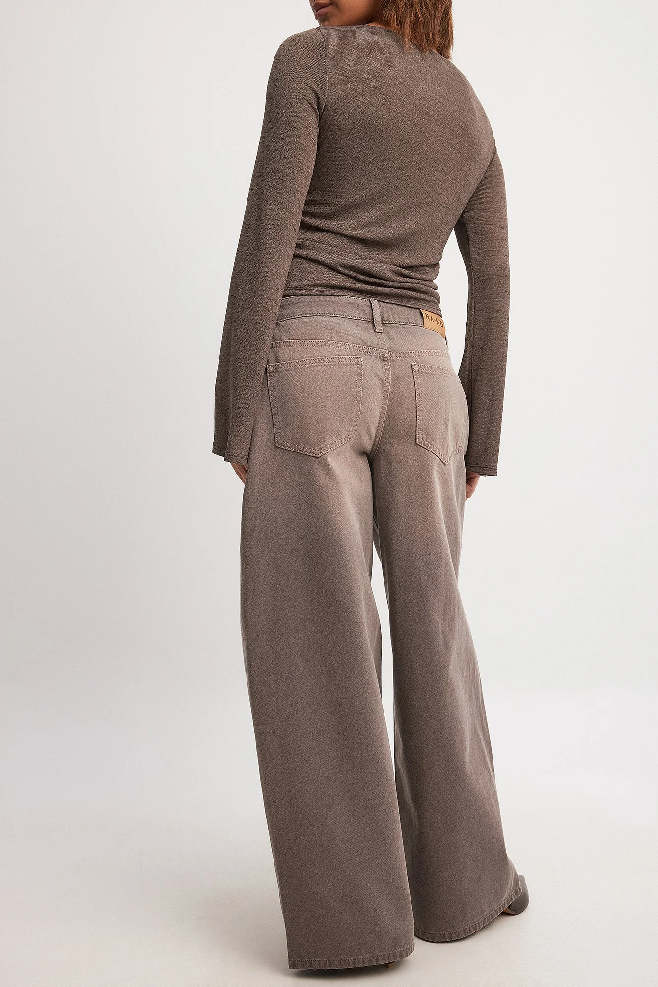 Lockere Jeans mit mittlerer Taille
