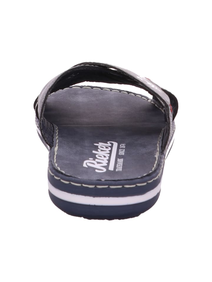 rieker Pantolette in blau günstig kaufen